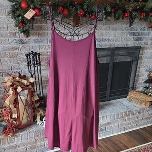 Purple Sleeveless Dress